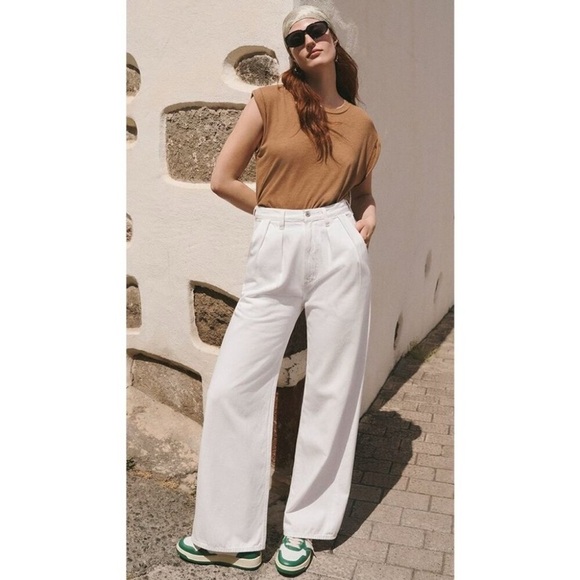 NWT Citizens of Humanity Maritzy Pleated Trouser in Prism 30 - Picture 3 of 14